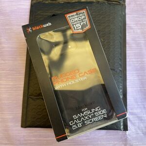 Blackweb Rugged Phone Case with Holster S10E